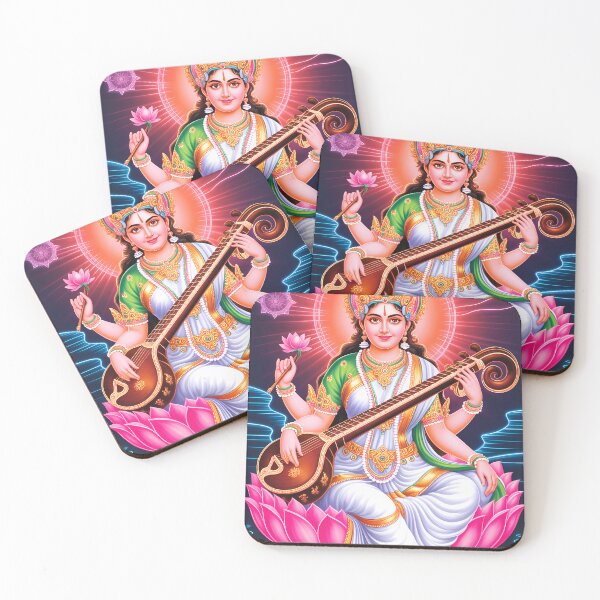 Item preview, Hindu Goddess Saraswati Art designed and sold by Art of Instine.