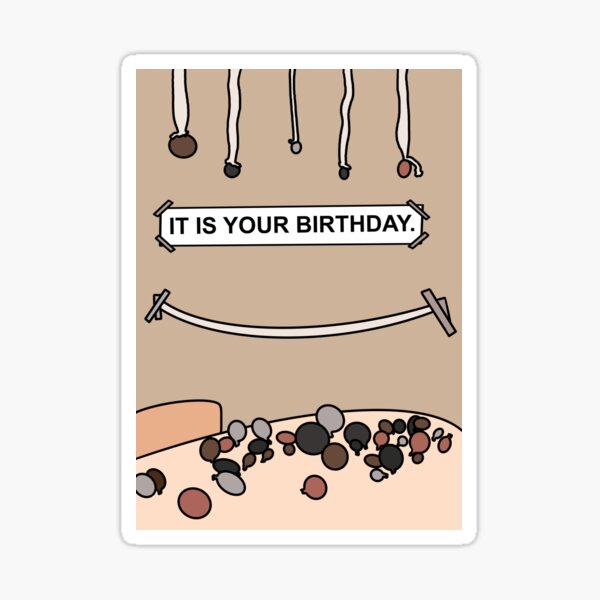 Item preview, IT IS YOUR BIRTHDAY Greeting Card The Office designed and sold by deez-doodles.