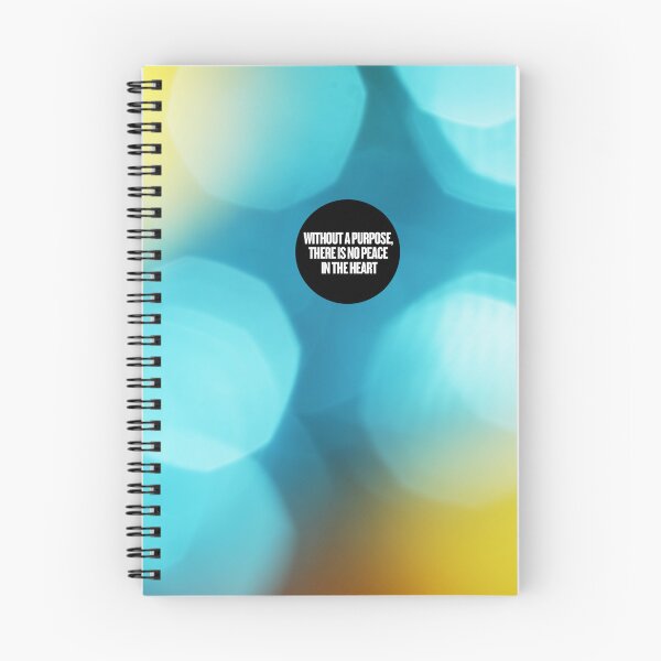 Item preview, Blurry Abstract Light Art with Life Motto – “Without a Purpose, There Is No Peace in the Heart” – AI-Generated Design designed and sold by knalpot-design.