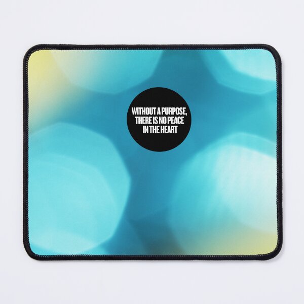 Item preview, Blurry Abstract Light Art with Life Motto – “Without a Purpose, There Is No Peace in the Heart” – AI-Generated Design designed and sold by knalpot-design.