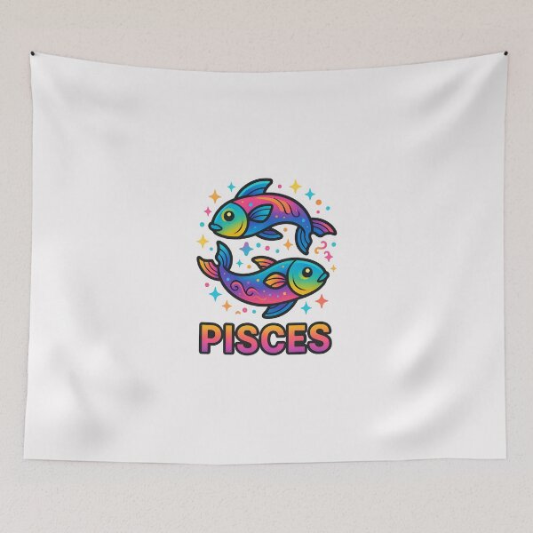 Item preview, Pisces Zodiac Sign T-Shirt – Dreamy & Compassionate Star Sign Design designed and sold by sifo2024.