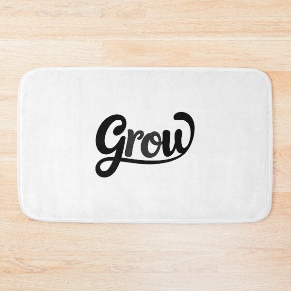 Item preview, Grow – Curved Cursive Motivational Design designed and sold by Hooodify.