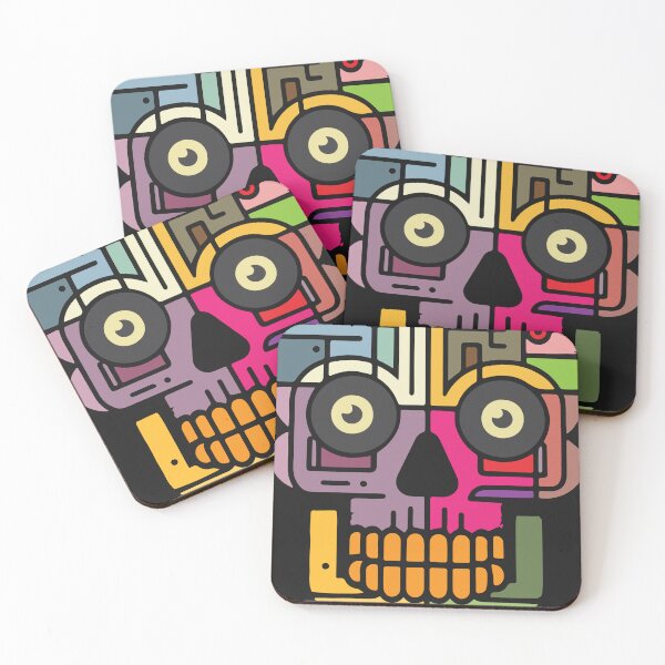 Item preview, Fun colourful skull to brighten up your life designed and sold by KoandZo.