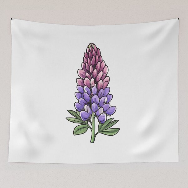 Item preview, The Lupin Flower designed and sold by Aotearoa-Art-Co.