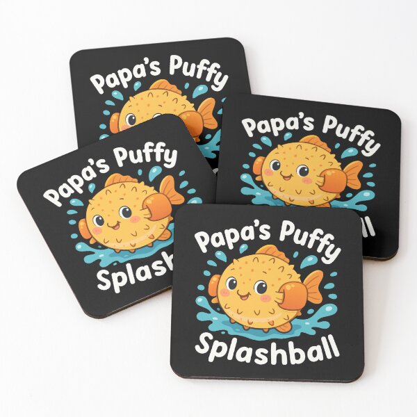 Item preview, Papa’s Puffy Splashball Funny Water Fish designed and sold by HandicraftArt.