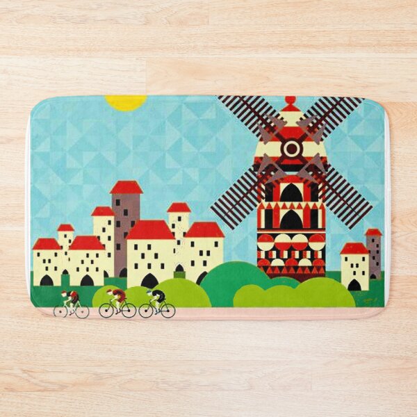 Item preview,  TOUR of FLANDERS : Abstract Surreal Road Bicycle Racing Print designed and sold by posterbobs.