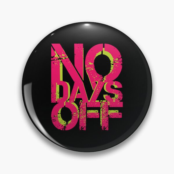 Item preview, Motivational Fitness Quotes | No Days Off designed and sold by typoinspired.