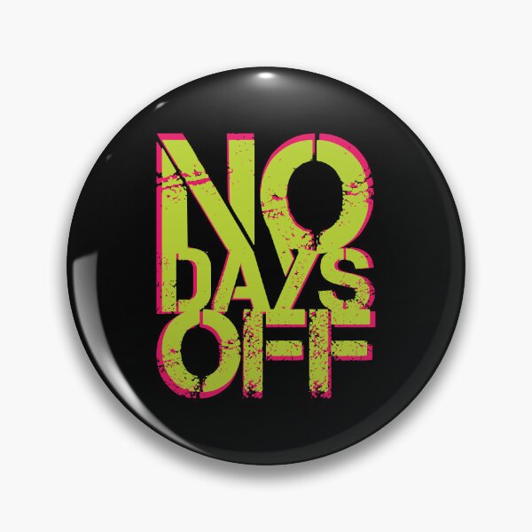 Item preview, Motivational Fitness Quotes | No Days Off designed and sold by typoinspired.
