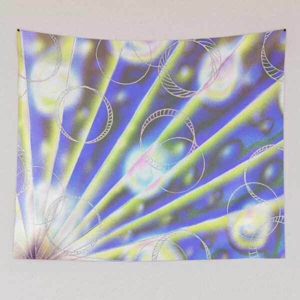Item preview, Cosmic Bloom. Radiant Flow. Trendy Print Art. Cosmic design. designed and sold by IrinaBaranova.