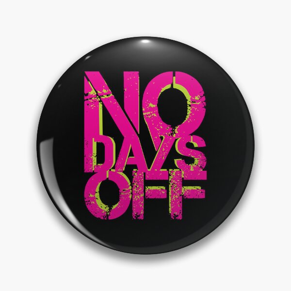 Item preview, Motivational Fitness Quotes | No Days Off designed and sold by typoinspired.