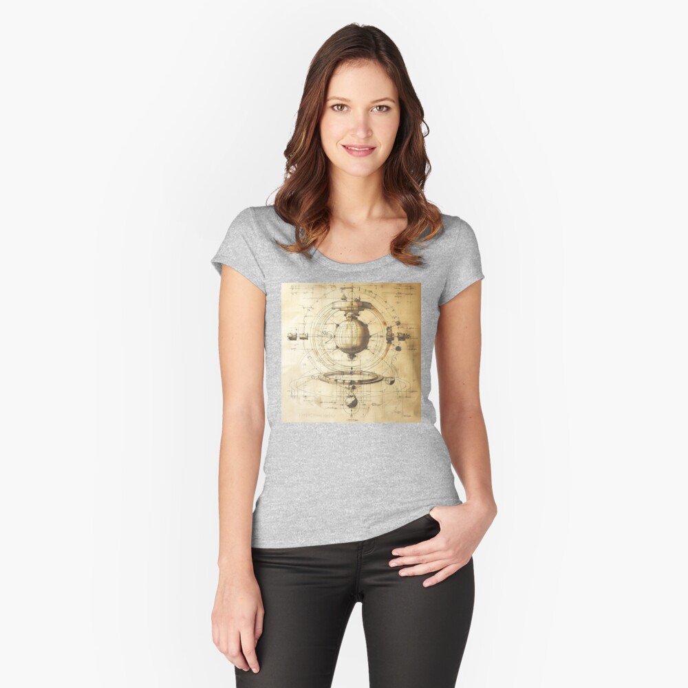 Item preview, Fitted Scoop T-Shirt designed and sold by Finvara.