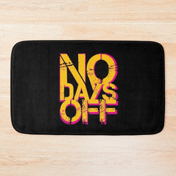 Item preview, Motivational Fitness Quotes | No Days Off designed and sold by typoinspired.