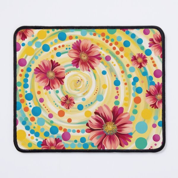 Item preview, Flowers In A Space Vortex designed and sold by IrisAndIvy.