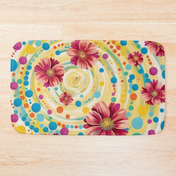 Item preview, Flowers In A Space Vortex designed and sold by IrisAndIvy.