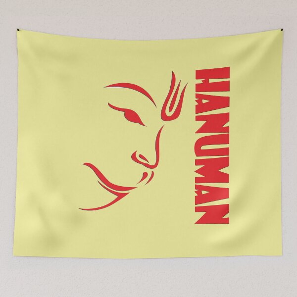 Item preview, lord hanuman face icon designed and sold by hutofdesigns.