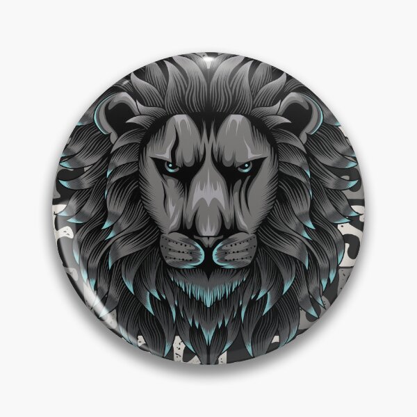 Item preview, Fearless Lion Head Graphic – Bold Motivational Animal Art designed and sold by hexaprint.