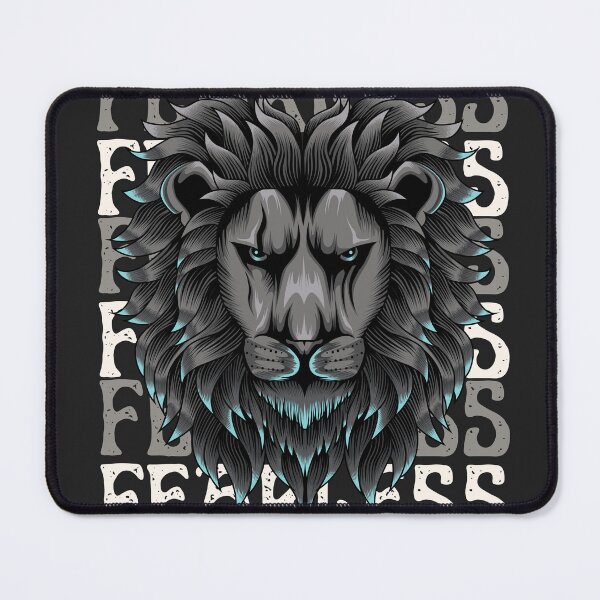 Item preview, Fearless Lion Head Graphic – Bold Motivational Animal Art designed and sold by hexaprint.