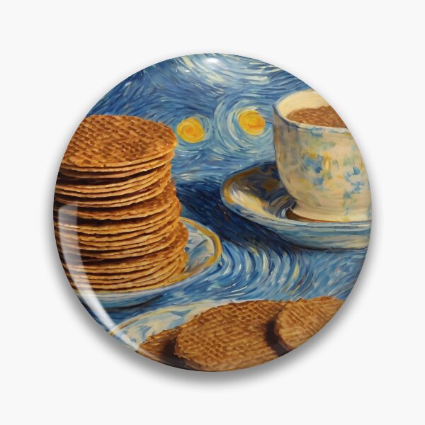 Item preview, Dutch Gift Idea with Coffee Wafels Van Gogh Style designed and sold by soapblossom.