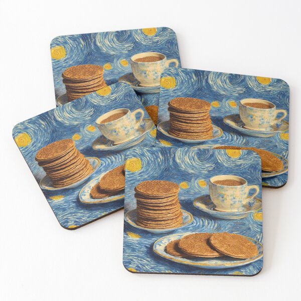 Item preview, Dutch Gift Idea with Coffee Wafels Van Gogh Style designed and sold by soapblossom.