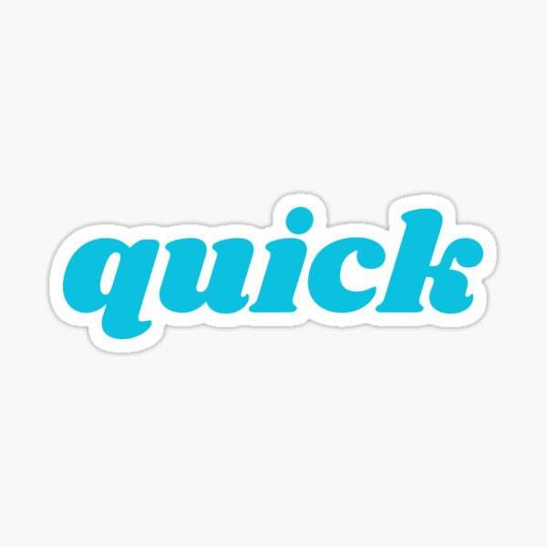 Item preview, quick, Blue Font designed and sold by RedParker.