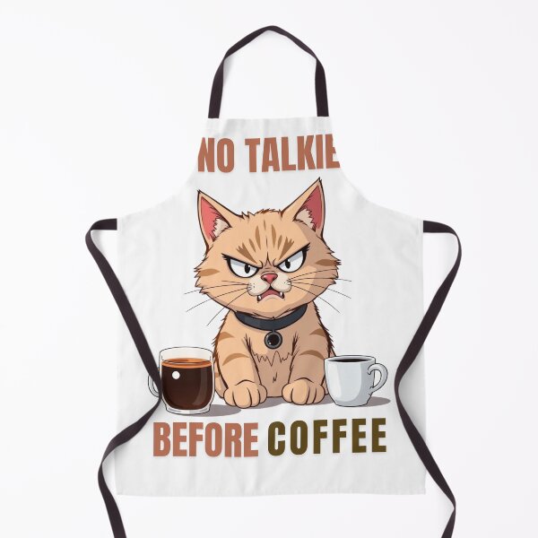 Item preview,  No talkie before coffee designed and sold by Brain shot.