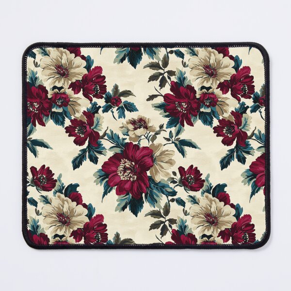 Item preview, Vintage Burgundy Floral Pattern designed and sold by sheprint.