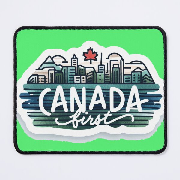 Item preview, Canada First Design – Bold Red on White,  designed and sold by PaintMeWorld.