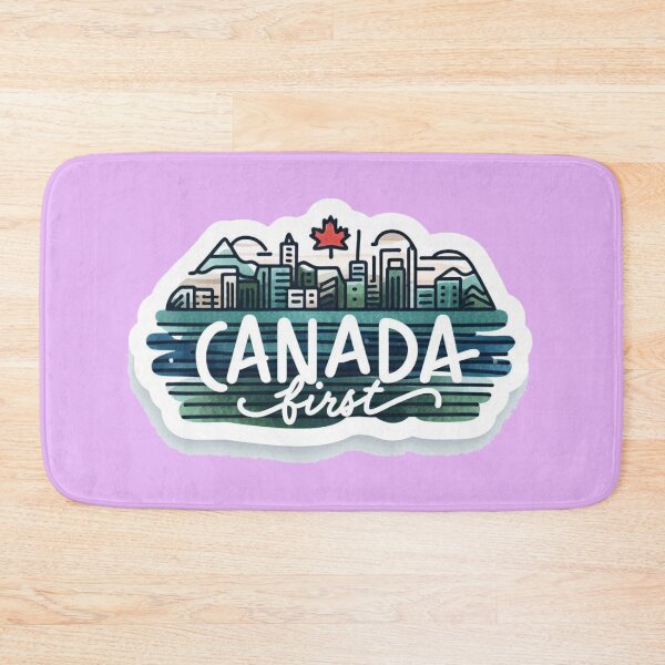 Item preview, Canada First Design – Bold Red on White,  designed and sold by PaintMeWorld.