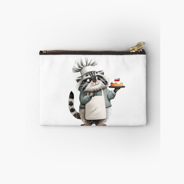 Item preview, Watercolor pallas cat | Chef cat | Baking Cat | Otocolobus manul | Grey Cat | Culinary Cat | Cooking Cat 8 designed and sold by Yaremchuk.
