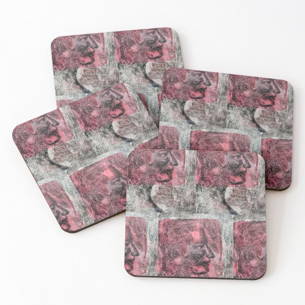 Item preview, Etching man pink, pattern designed and sold by Nickdavisinghe.