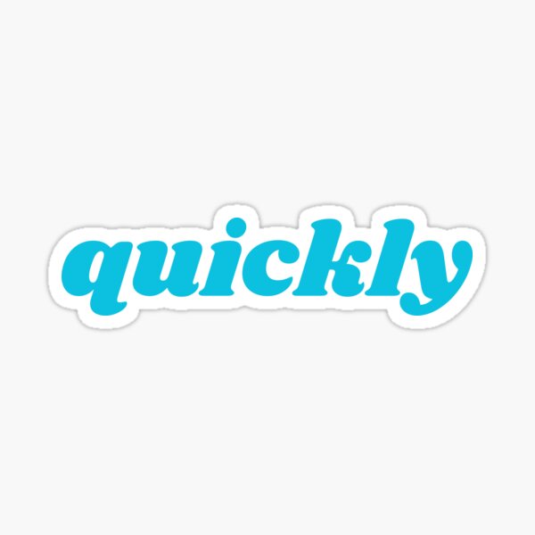 Item preview, quickly, Blue Font designed and sold by RedParker.