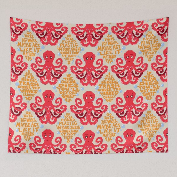 Item preview, Octo Sass - Coral Pop designed and sold by marialindemann.