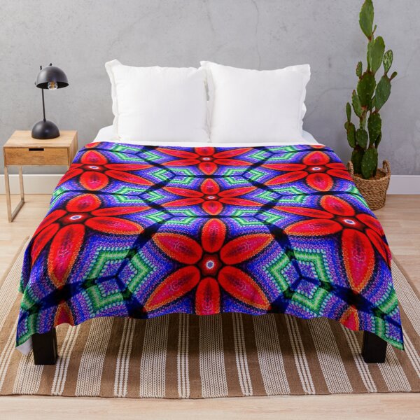 Artikelvorschau, Rote Stoffe Blumenmuster entworfen und verkauft von Patternflower.