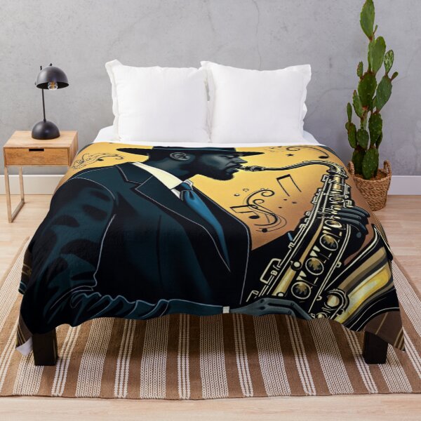 Item preview, Art Deco Jazz Saxophonist Portrait designed and sold by Ruslanov7.