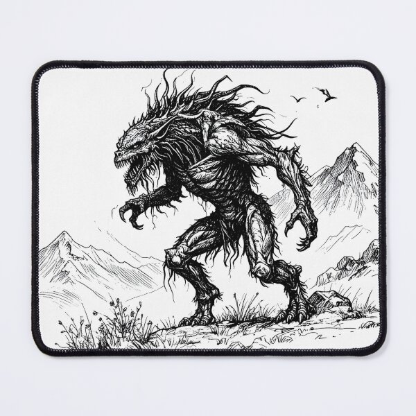 Item preview, Creature in the Wild Lovecraftian art designed and sold by RedHeavenStudio.