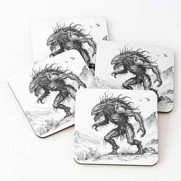 Item preview, Creature in the Wild Lovecraftian art designed and sold by RedHeavenStudio.