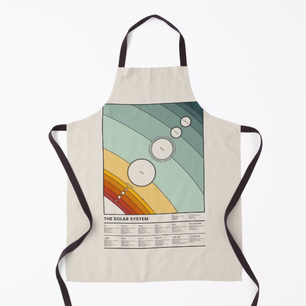 Item preview, The Solar System Vibrant Info-graphic Chart designed and sold by archetype prints.