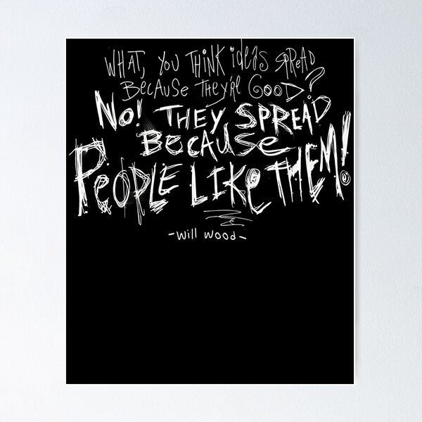 Item preview, will wood merch designed and sold by Jon-Kelly-Green.