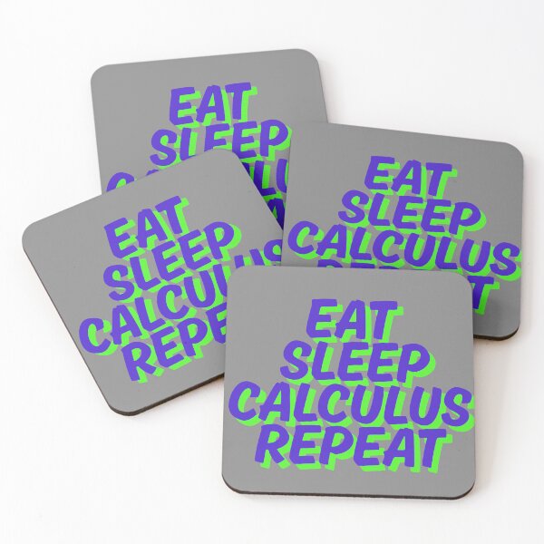 Item preview, eat sleep calculus repeat (blue) designed and sold by PattaZone.