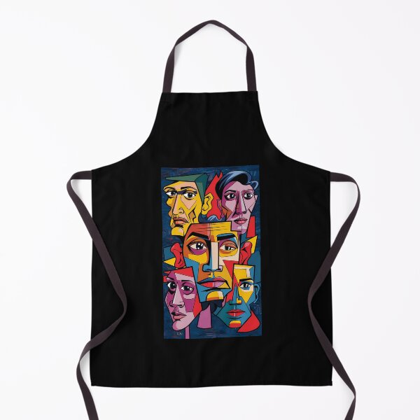 Item preview, Cubist Faces – Bold Picasso-Inspired Abstract Portraits designed and sold by ViviNyks.