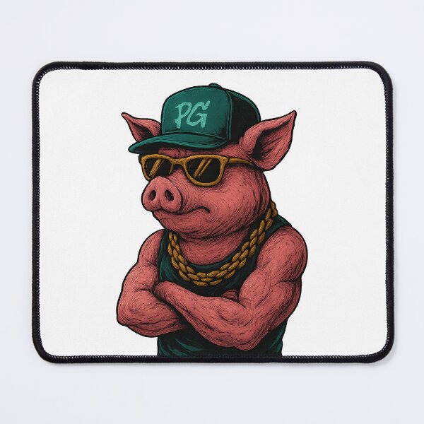 Item preview, Swaggy Pig Boss designed and sold by Mjonkey.