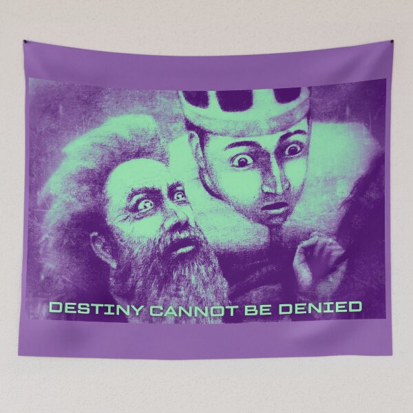 Item preview, Destiny Cannot Be Denied – A Dark Allegory of Fate’s Unstoppable Grip designed and sold by Anomaly Effect.