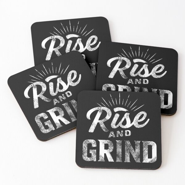 Item preview, Rise And Grind Motivational quote designed and sold by Shafiulalam.