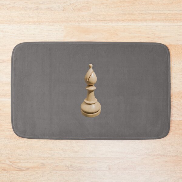 Item preview, Chess bishop white made of wood designed and sold by trepiu.