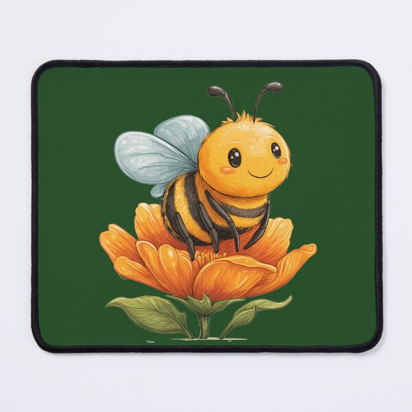 Item preview, Bee sitting on the flower designed and sold by SissiTer-Art.