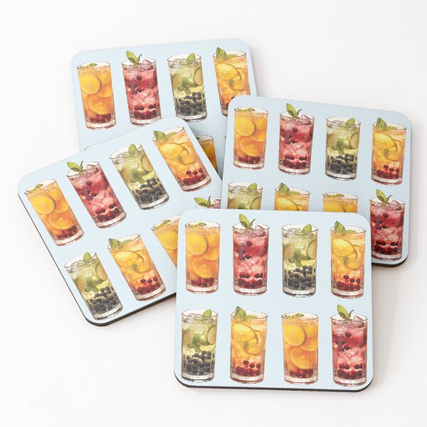 Item preview, Summer Tropical Fruit Drinks designed and sold by Alicia Chee.