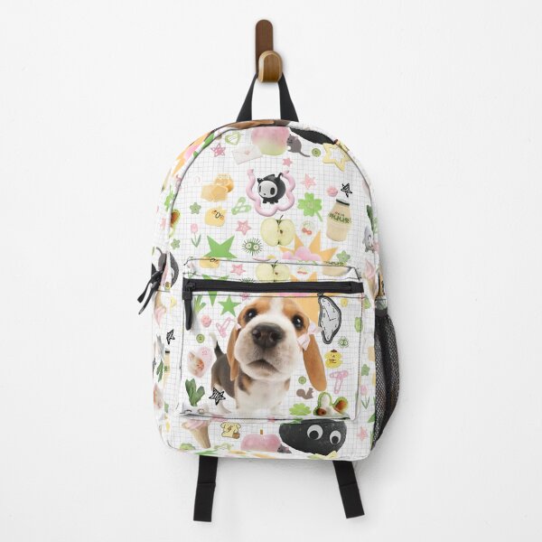 Item preview, Cute Puppy with Pink Bows Junimocore Maximalism Aesthetic designed and sold by TellUsTheStory.