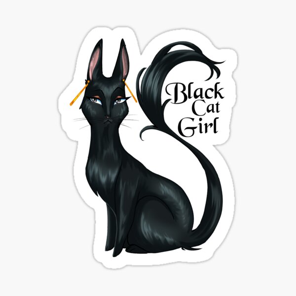 Item preview, Black Cat Girl designed and sold by D-Choppy.