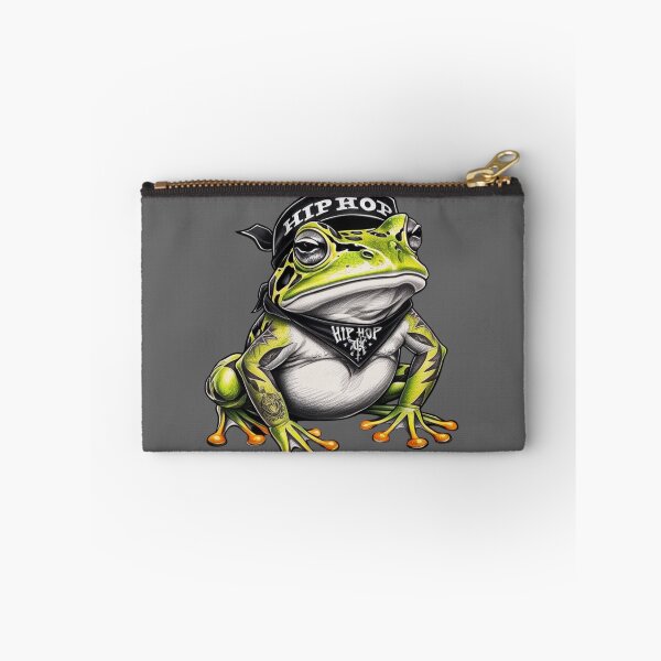 Item preview, Hip‑Hop Frog Tattoo – Urban Street Art Amphibian Design designed and sold by WearMyMood.