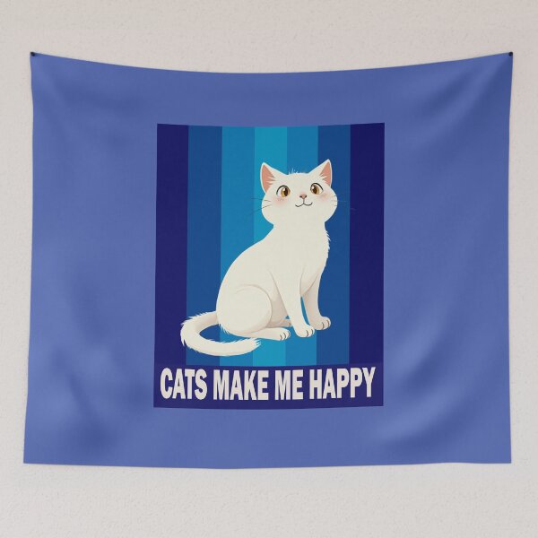Item preview, Cats Make Me Happy Design #1448 designed and sold by topzmart.